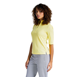Noa 3/4 Sleeve Pique Polo Shirt